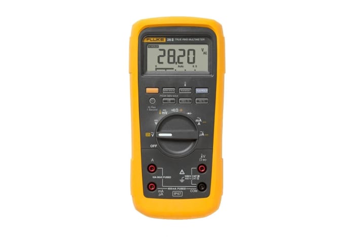 Fluke 28-II Fluke | Fluke 28 Handheld Digital Multimeter True RMS, 10 A ...