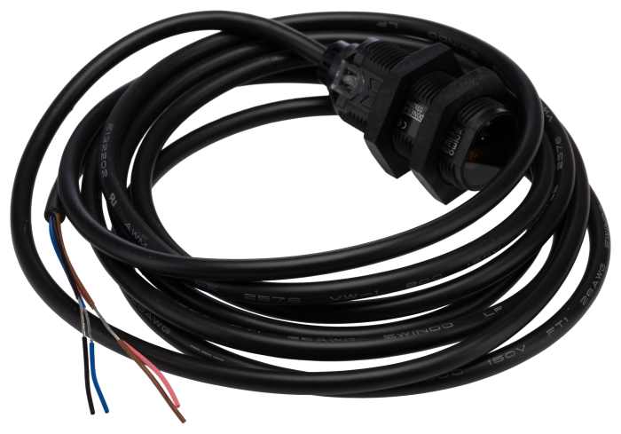 Omron Background Suppression Photoelectric Sensor, Cylindrical Sensor