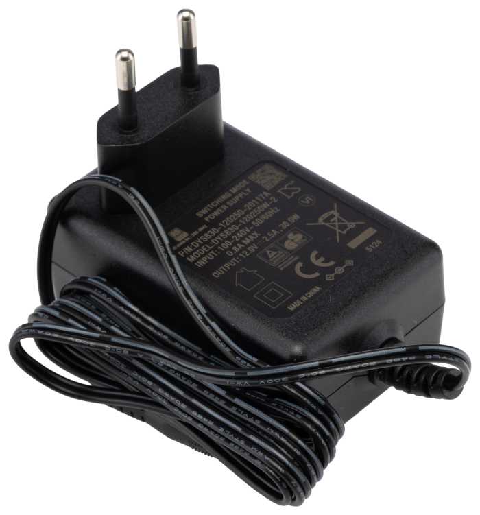 RS PRO 30 W AC-DC Converter Power Supplies AC/DC Adapter EU 12V dc Output, 2.5 A