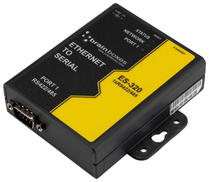Brainboxes Adapter Serial Device Server 1, 1 Mbps Baud Rate