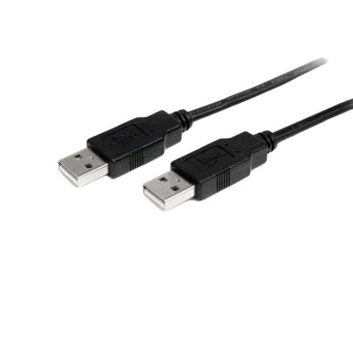 StarTech.com USB 2.0, Male USB 3.2 to Male USB 3.2, Black, 1 m