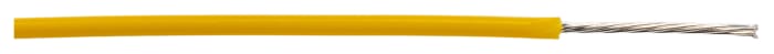 Alpha Wire Hookup Wire TEFLON Series Yellow Hook Up Wire, 24 AWG, 7, 30 m, Polytetrafluoroethylene, 5854/7 YL005