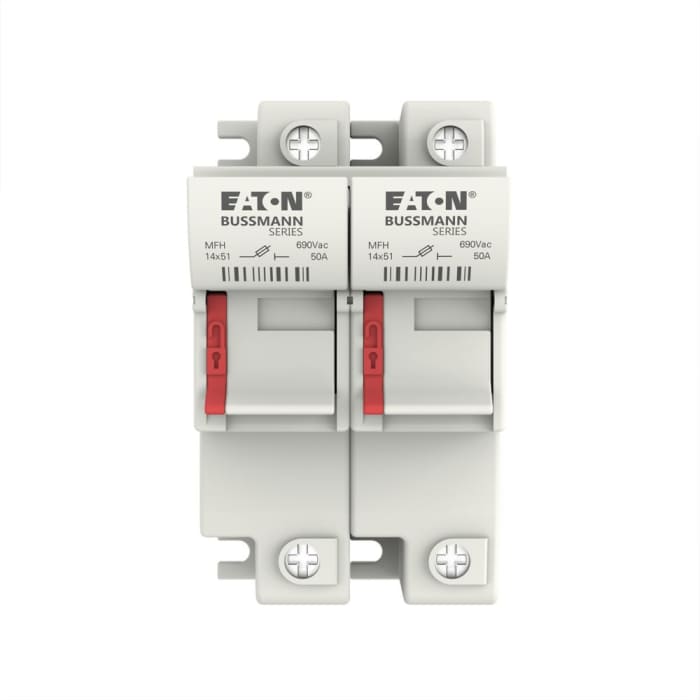 CH142DU 2P 14x51 Fuse Holder Eaton | Eaton 50A Fuse Holder for 14 x 51 ...