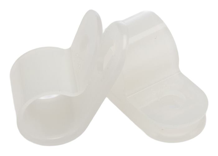 RS PRO 9.5 mm ID Natural, Nylon P-Clip