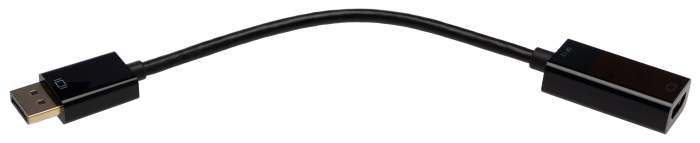 RS PRO Straight HDMI Adapter DisplayPort Male Adapter Female HDMI