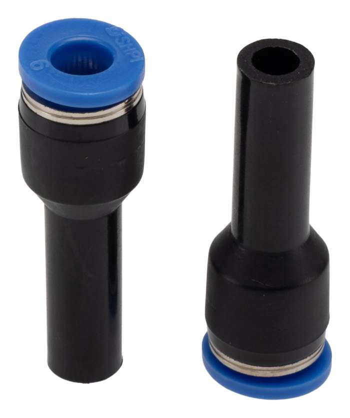 RS PRO Plastic Pneumatic Fitting, 8 mm Push-in 6 mm Push-in