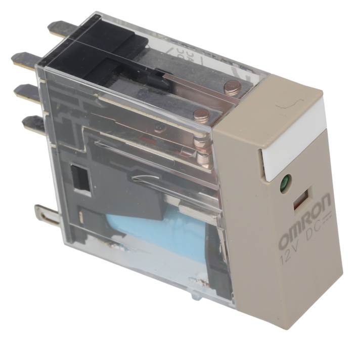 Omron Power Relay, 12V dc Coil, 5A Switching Current, DPDT