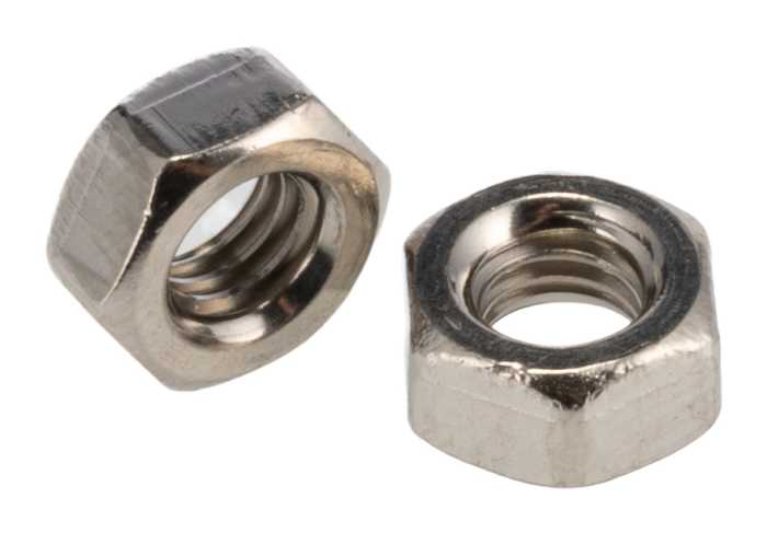 RS PRO, Plain Stainless Steel Hex Nut, DIN 934