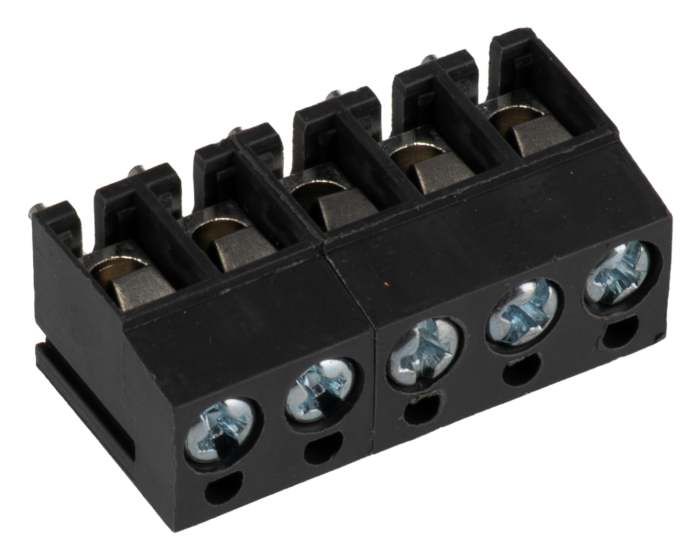 RS PRO XY300V Series Straight Through Hole PCB Header, 5 Contact(s), 1 Row, Shrouded