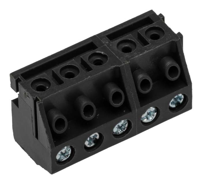 RS PRO XY332 Series Straight Through Hole PCB Header, 5 Contact(s), 1 Row, Shrouded