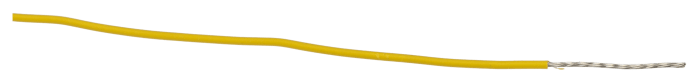 Alpha Wire Ecogen Ecowire Series Yellow 0.33 mm² Hook Up Wire, 22 AWG, 7, 30 m, Modified Polyphenilether, 6713 YL005