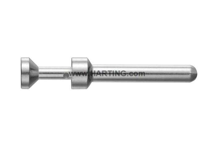 HARTING Han Contacts Male Crimp Contact, 16A Minimum Wire Size 0.14 mm² Maximum Wire Size 0.37 mm² for use with Heavy