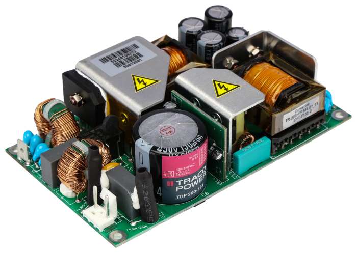 Fuente de Alimentación con Conmutación TRACOPOWER TOP 200-124 serie TOP 200, 1 salidas 24V dc 200 W, Chasis 264V ac