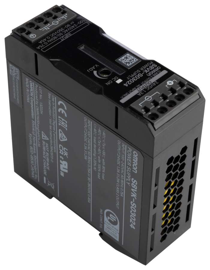 S8VK-S03024 Omron | Omron S8VK-S Switched Mode DIN Rail Power Supply ...