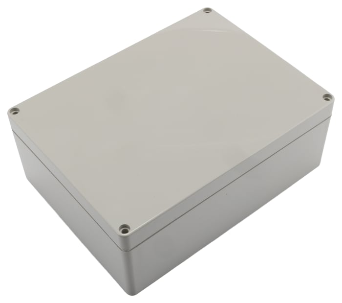RS PRO | RS PRO Grey Grey Lid ABS General Purpose Enclosure, IP66, IK07 ...