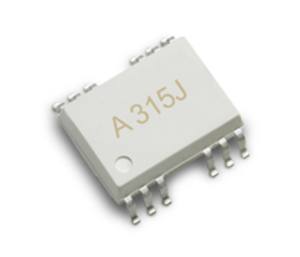 HCPL-315J-500E pin configuration diagram showing 8-pin SOP package