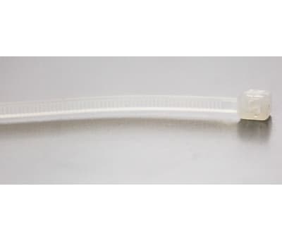 Product image for CABLE TIE, 100X2.5MM WHITE