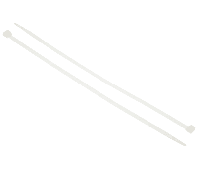 Product image for CABLE TIE,380X7.6MM WHITE