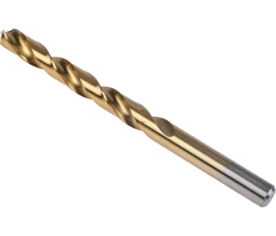 Product image for TIN COATED HSS DRILL,10.0MM DIA