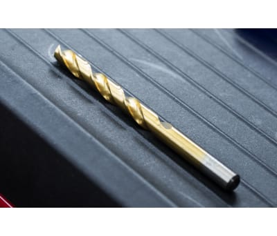 Product image for TIN COATED HSS DRILL,10.0MM DIA