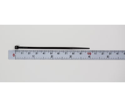 Product image for CABLE TIE,100 X 2.5,BLACK,PACK 1000