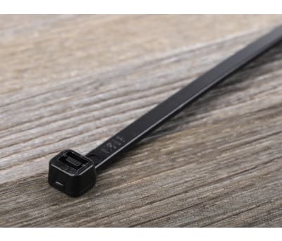 Product image for CABLE TIE,188 X 4.8,BLACK,PACK 1000