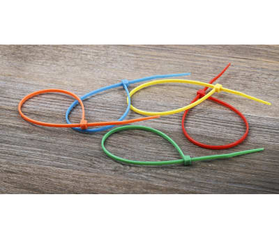 Product image for NYLON 6.6 CABLE TIE PACK,200X2.5MM