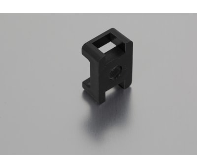 Product image for BLACK NYLON CABLE TIE CLAMP,M6 8MM