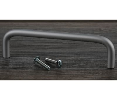 Product image for PULL HANDLE,ALUMINIUM,120MM