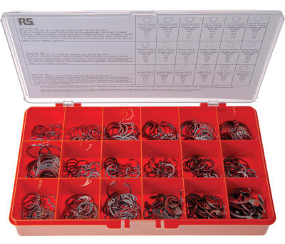 Product image for 450 PIECE STAINLESS STEEL CIRCLIP KIT