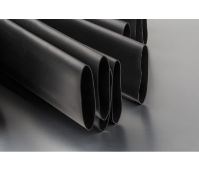 Product image for BLACK STD HEATSHRINK SLEEVE,38.0MM BORE