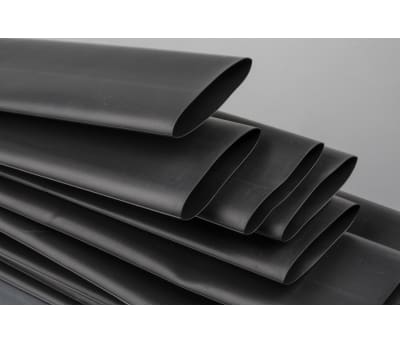 Product image for BLACK STD HEATSHRINK SLEEVE,38.0MM BORE