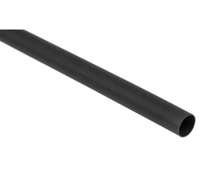 Product image for BLACK STD HEATSHRINK SLEEVE,6.4MM BORE