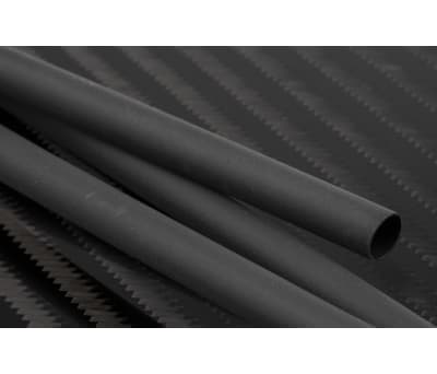 Product image for BLACK STD HEATSHRINK SLEEVE,6.4MM BORE