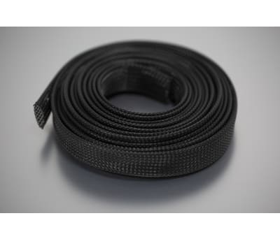 Product image for BLACK EXPANDABLE BRAIDED SLEEVE,20MM DIA