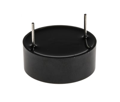 Product image for RS PRO 95dB, Through Hole Continuous Internal, Piezo Buzzer, 3V dc up to 30V dc