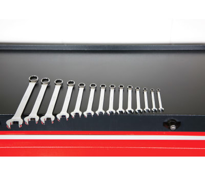 Product image for 14 PIECE MM COMBINATION SPANNER SET