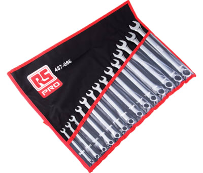 Product image for 14 PIECE MM COMBINATION SPANNER SET