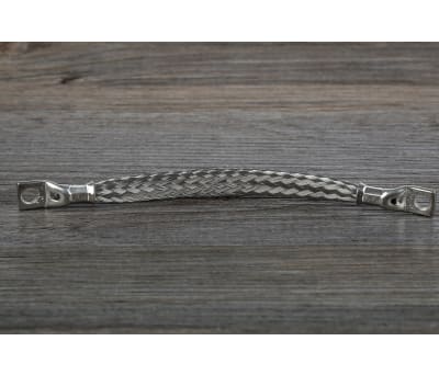 Product image for BRAIDED EARTH LEAD,150MM L M6-M6