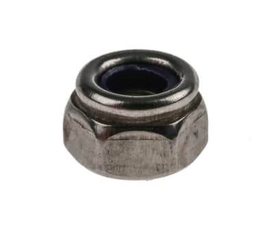 Product image for RS PRO, M4, Plain Nylon Insert Lock Nut