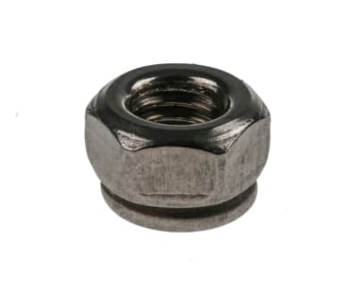 Product image for RS PRO, M4, Plain Nylon Insert Lock Nut