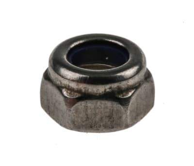 Product image for RS PRO, M5, Plain Nylon Insert Lock Nut