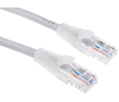 Product image for PATCH CORD CAT 5E UTP PVC 2M GREY