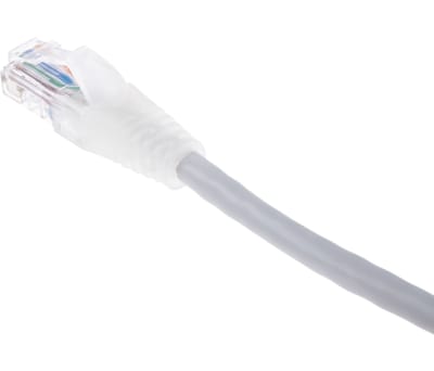 Product image for PATCH CORD CAT 5E UTP PVC 1M GREY