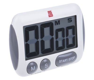 Product image for RS PRO Digital Desktop Timer White