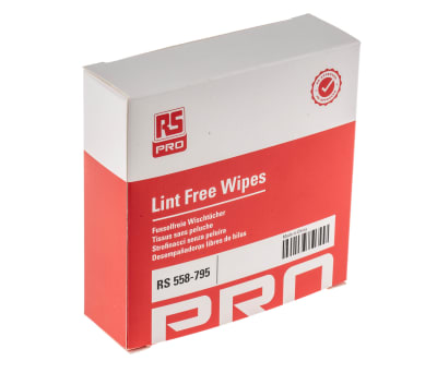 Product image for LINT FREE COTTON WIPES,100X100MM 100/BOX