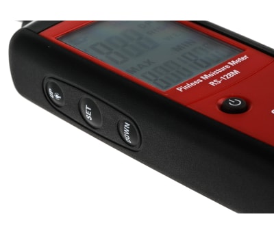 Product image for RS PRO RS-128M Moisture Meter Digital Display, Maximum Measurement 100%