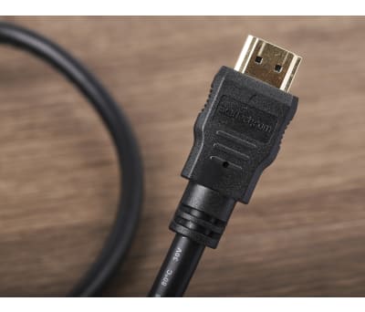 Product image for 3FT PANEL MOUNT HDMI VIDEO CABLE - F/M