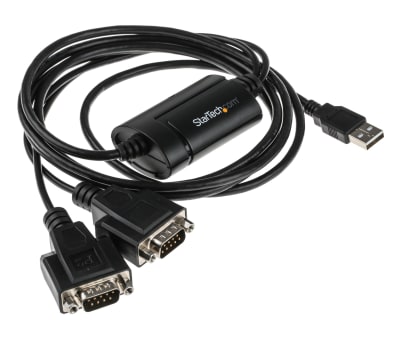 Product image for USB TO SERIAL ADAPTER - 2 PORT - COM POR