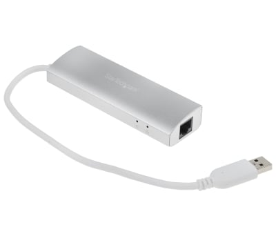 Product image for 3 PORT PORTABLE USB 3.0 HUB PLUS GIGABIT